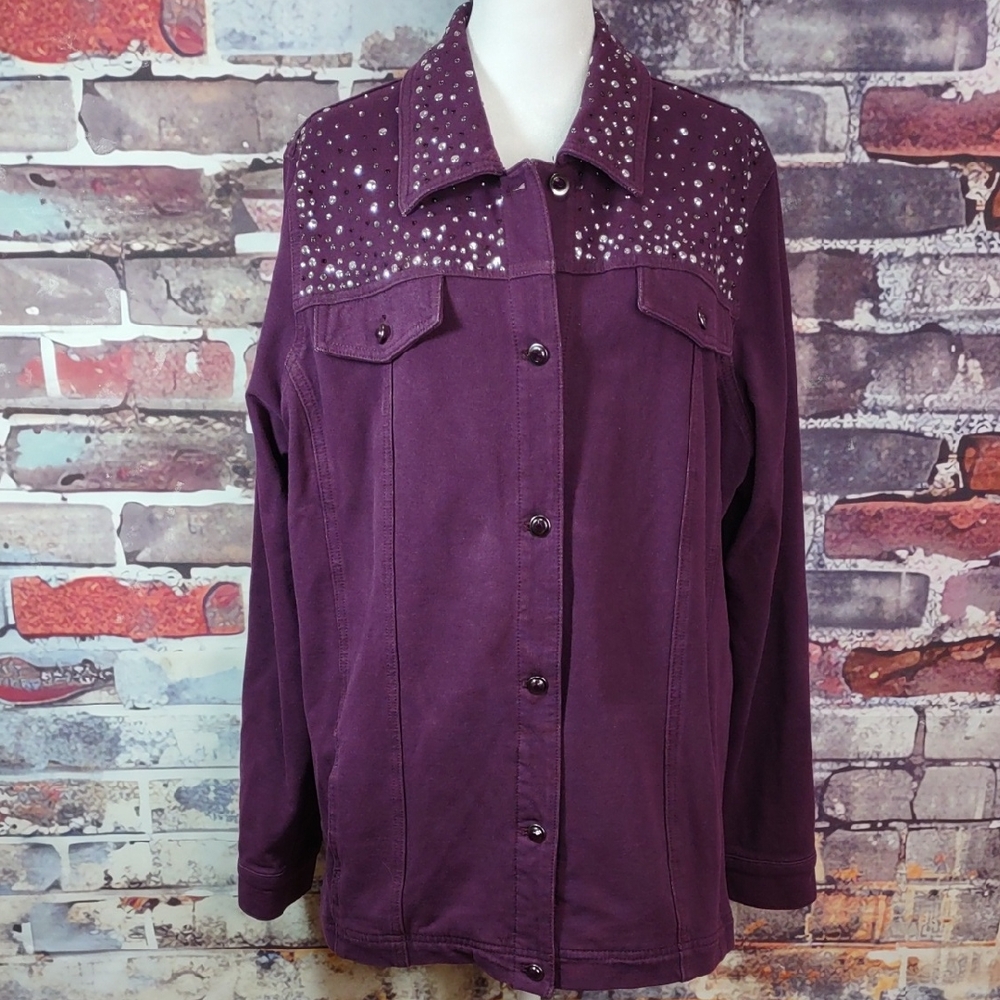 Dream Jeannes™ by Quacker Factory Embellished Jacket